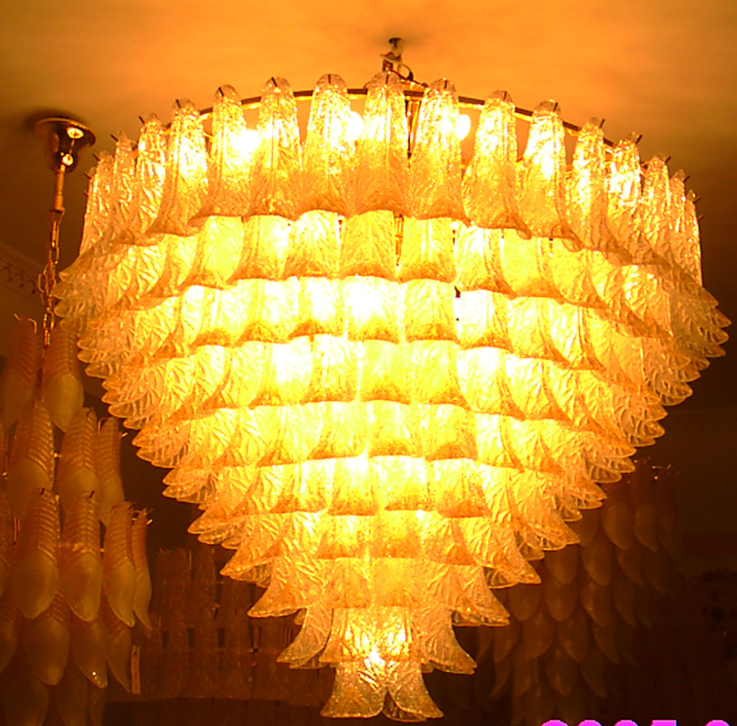 Murano glass pendant lamp